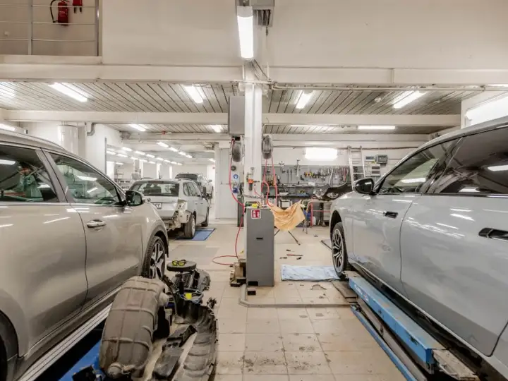 Zona de trabajo del taller